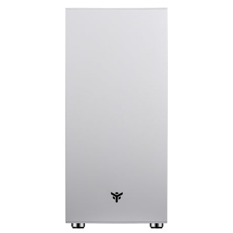 Case VERTIBRA S210W - Gaming Middle Tower- 12cm ARGB fan- 2xUSB3- Side Panel Temp Glass- White Edition