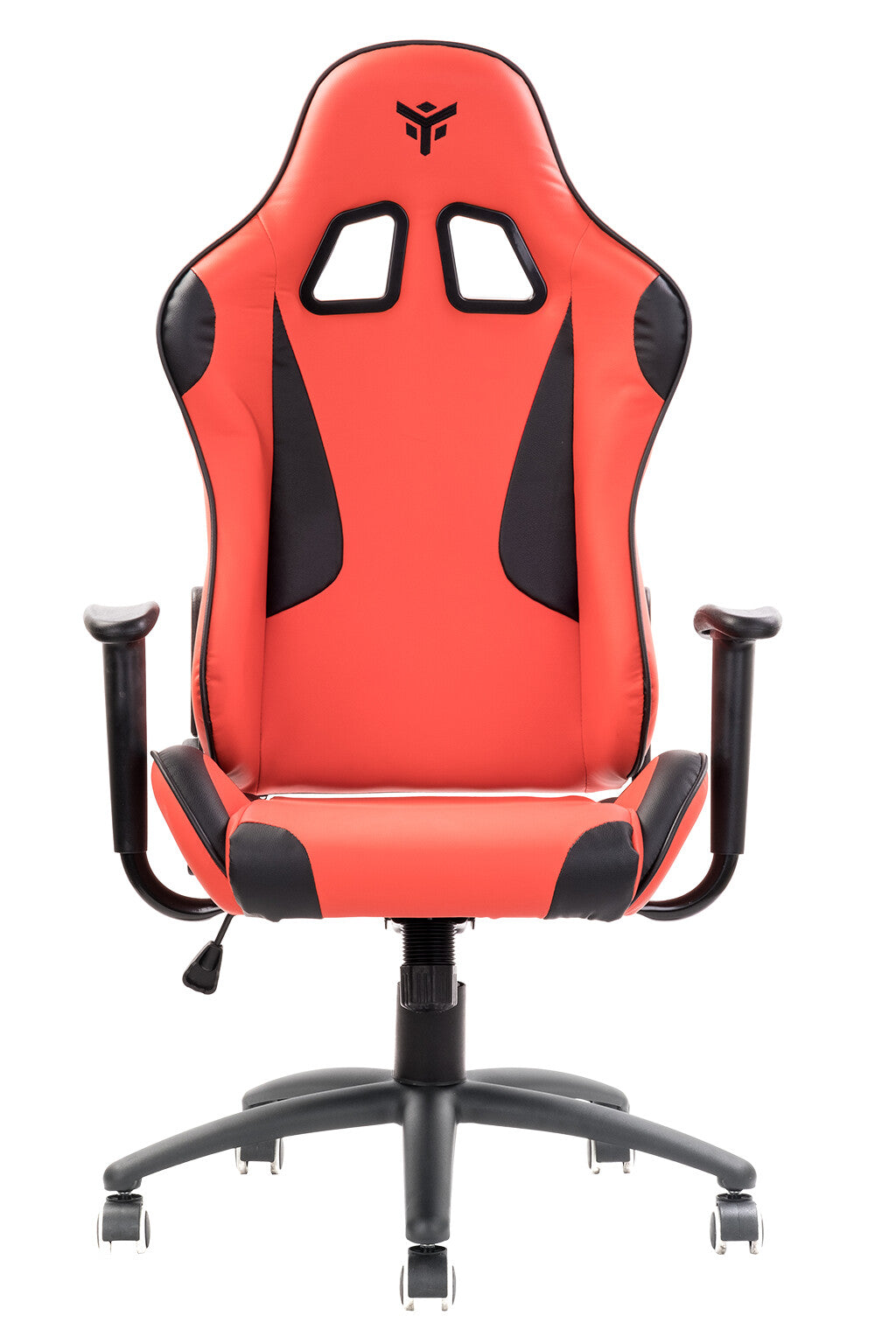 itek Gaming Chair PLAYCOM PM20 - PVC - Double Cushion - Reclining Backrest - Red Black