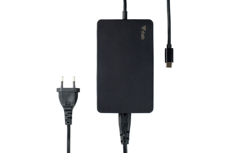 Universal Power Supply for Notebooks and USB-C- PD Devices - 65W - Slim Design