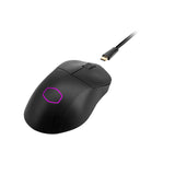 CM Mouse Gaming MM731 Black Matte-HYBRID WIRELESS-Claw&Palm-ABS Plastic Rubber PTFE-PixArt Optical Sensor-6 tasti-fino a19000DPI