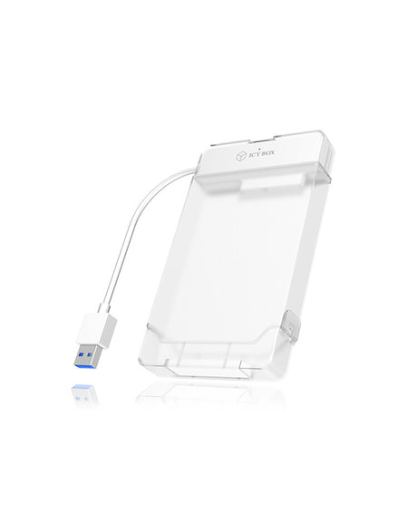 ICY BOX Case Esterno per SSD/HDD 2.5" a 1x USB 3.0- inclusa protezione