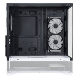 Case SHOWBUI 37WB - Gaming Tower- ATX- 3x12cm ARGB fan- Type-C- 2xUSB3.0- Side & Front Panel Temp Glass- White Black Edition
