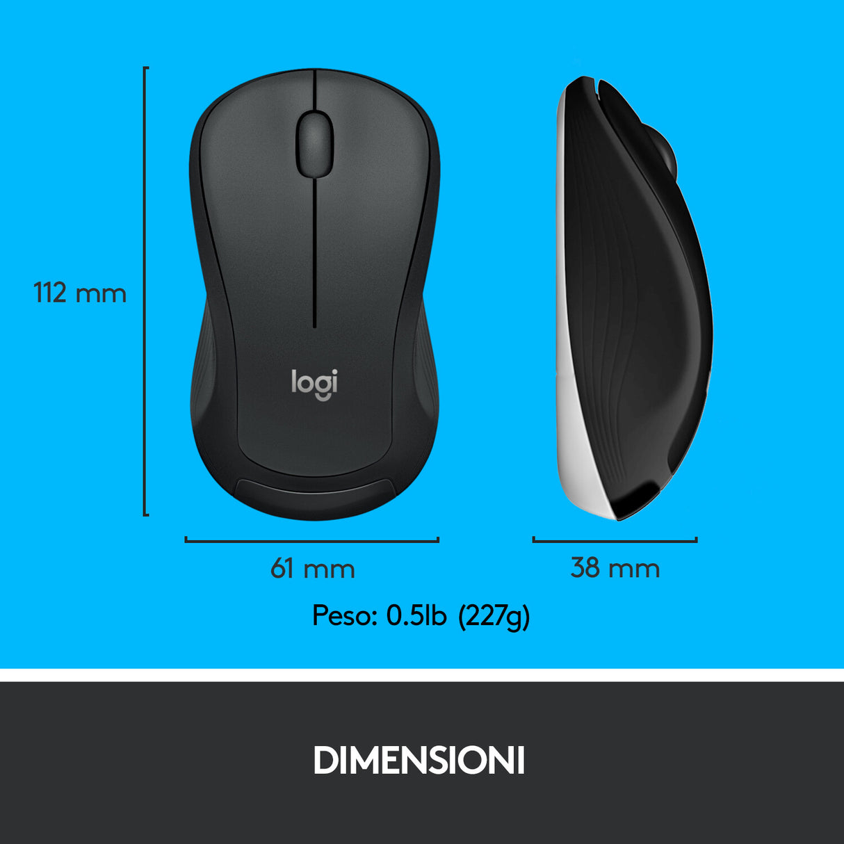 Tastiera + Mouse LOGITECH RETAIL - MK540 Advanced- Wireless- Nera