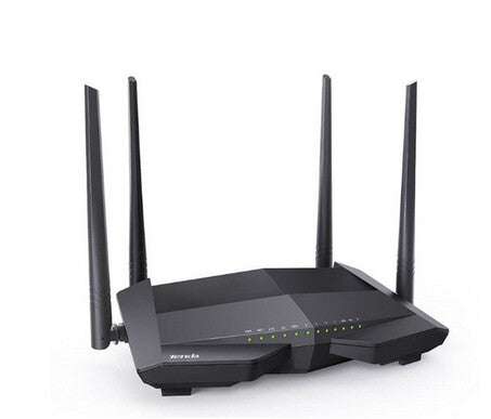 Tenda WIRELESS ROUTER V12 - 802.11b/g/n/ac-802.3-802.3u-802.1Q- 2.4GHz:&lt;20dBm-5GHz:&lt;23dBm- 3LAN 1LAN/WAN 1RJ11 USB2- 4 ant 5dBi