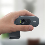 LOGITECH RETAIL Webcam - C270 HD - 3MP 1280x720 - USB