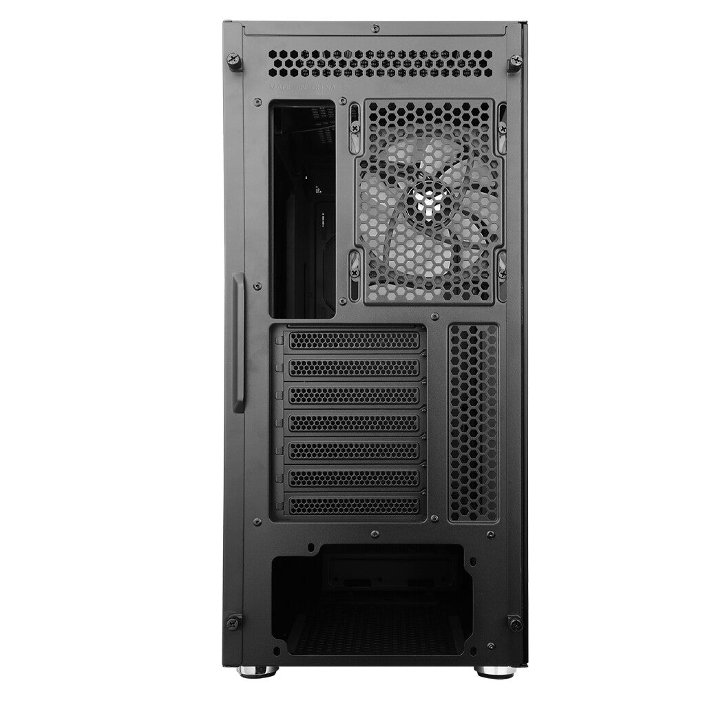 Case VERTIBRA X210 - Gaming Middle Tower- 12cm ARGB fan- 2xUSB3- Side Panel Temp Glass