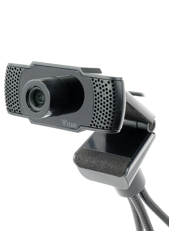 Webcam con Microfono W300 - Full HD- 30FPS- USB- treppiede