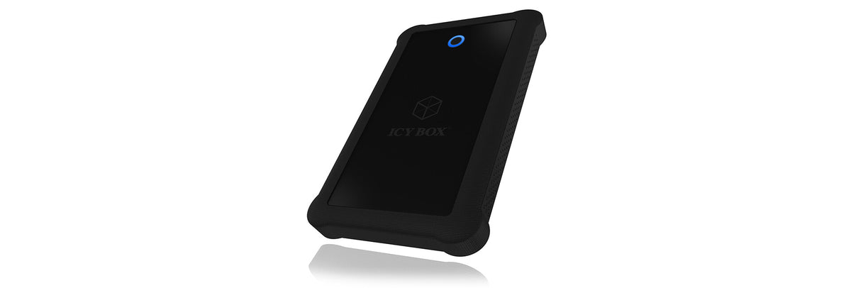 ICY BOX External Case for SSD/HDD 2-5" with 1xUSB3.2 Gen1 Host - UASP - silicone protection