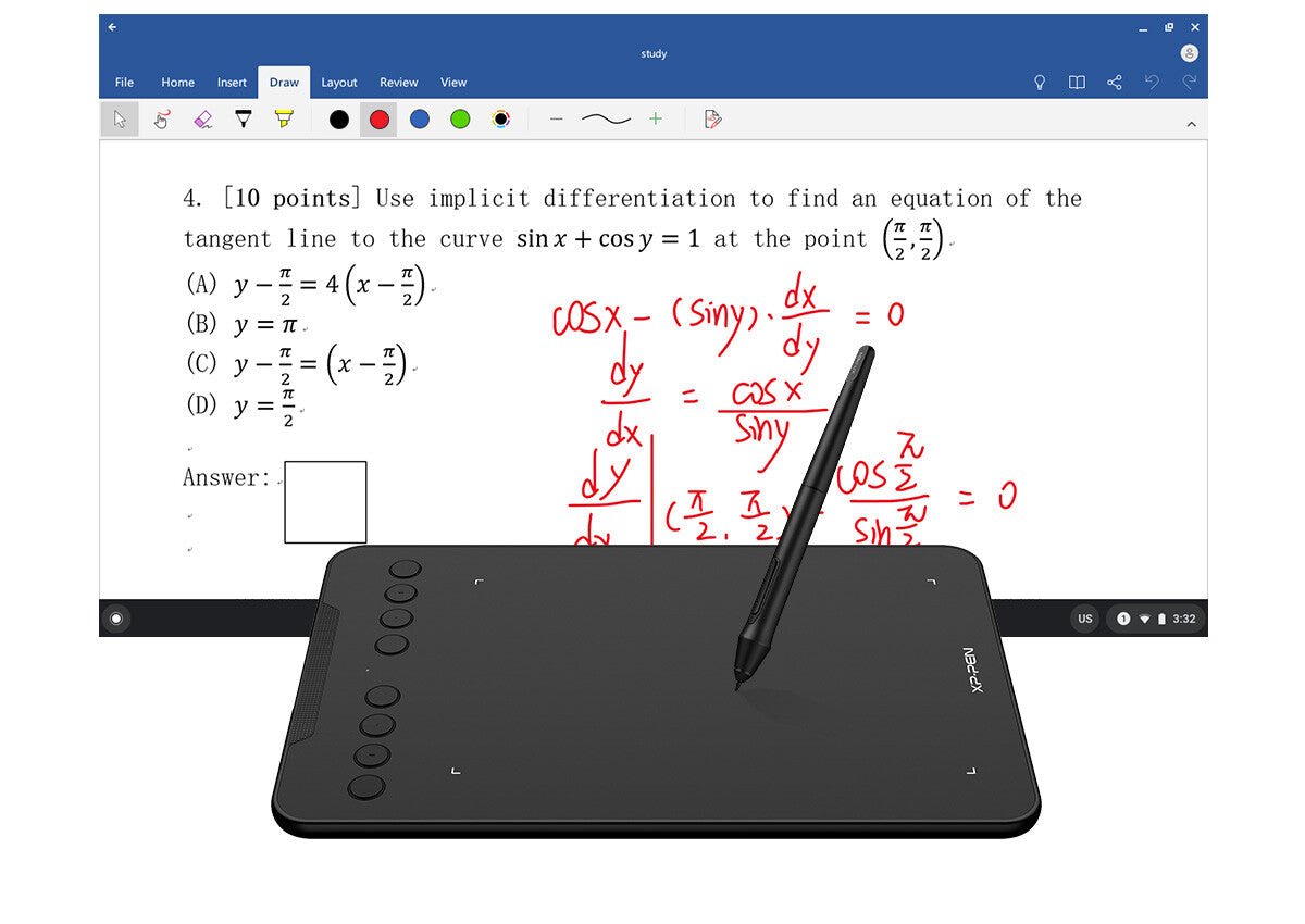 XP-PEN DECO Mini 7 - Tavoletta Grafica (7"x4") 8 tasti