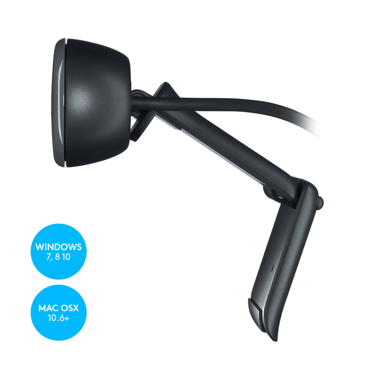 LOGITECH RETAIL Webcam - C270 HD - 3MP 1280x720 - USB