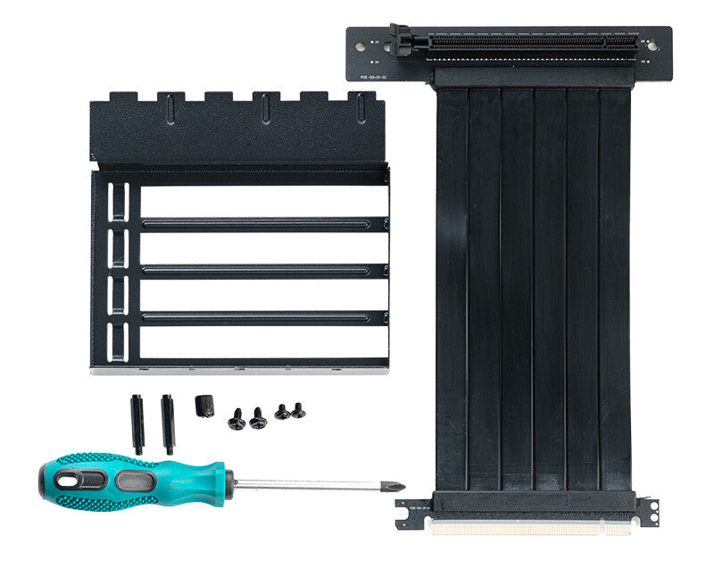 Vertical PCI Bracket + Cable extension for vertical VGA positioning on VERTIBRA and MAJES cases