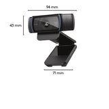 LOGITECH RETAIL Webcam - C920 HD Pro - 3MP 1080p - Dual Mic - Stereo - USB