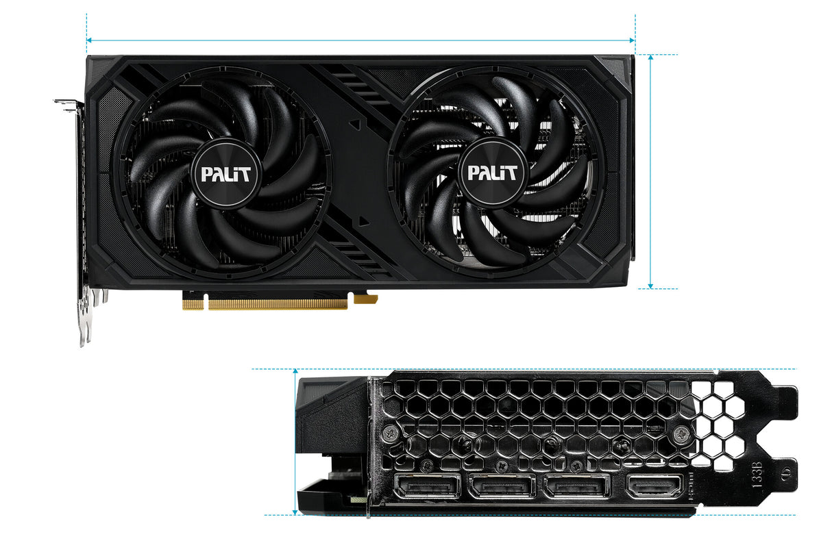 SV Palit GeForce RTX4070 Super Dual OC 12GB GDDR6X 192bit 3-DP HDMI