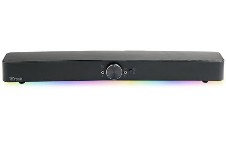 Gaming Soundbar S100 - RGB- BlueTooth- Jack 2x3.5mm- Mic and Headphones output