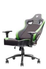 itek Gaming Chair SCOUT PM30 - PVC and Fabric - 4D Armrests - Black Green