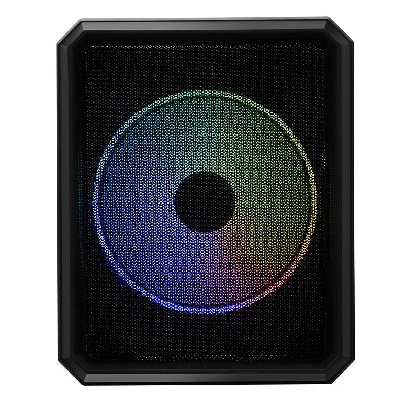 Case QBO 8 EVO - Micro ATX- USB3- 200+120mm ARGB fan- Card Reader- 3x Trasp Window