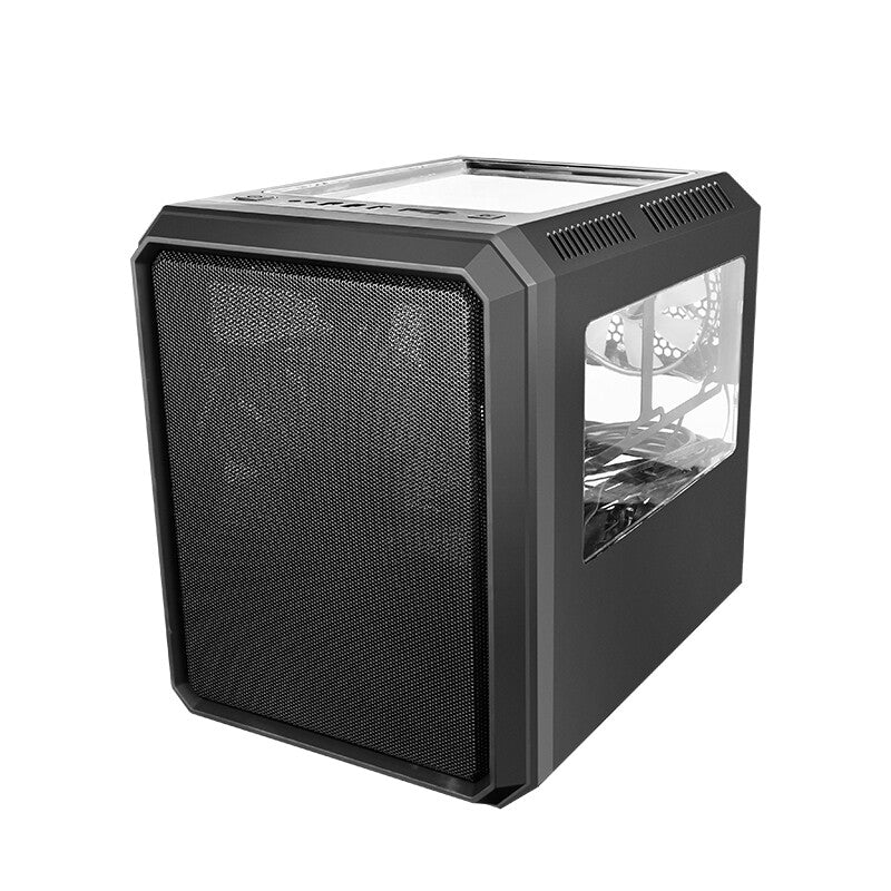 Case QBO 8 EVO - Micro ATX- USB3- 200+120mm ARGB fan- Card Reader- 3x Trasp Window
