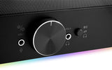 Gaming Soundbar S100 - RGB- BlueTooth- Jack 2x3.5mm- Uscita Mic e Cuffie