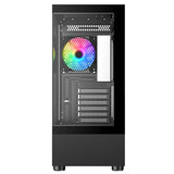 Case SHOWBUI 33B - Gaming Tower ATX- 12cm ARGB fan- USB3- Side & Front Panel Temp Glass