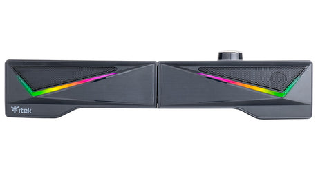 Gaming Soundbar S101 - RGB- BlueTooth- 3.5mm Jack- Touch- Single or 2.0 mode