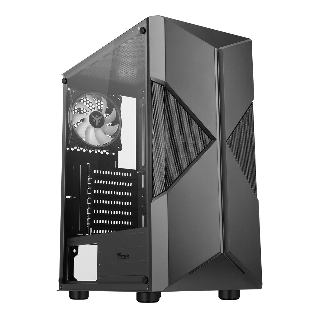 SPACIRC XO case - Gaming Middle Tower - 2x12cm ARGB fan - USB3