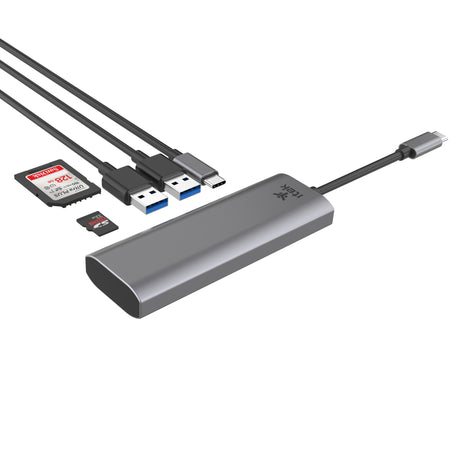 ITEK HUB USB-C 5 in 1- SD/TF + 2xUSB3.0 + USB-C