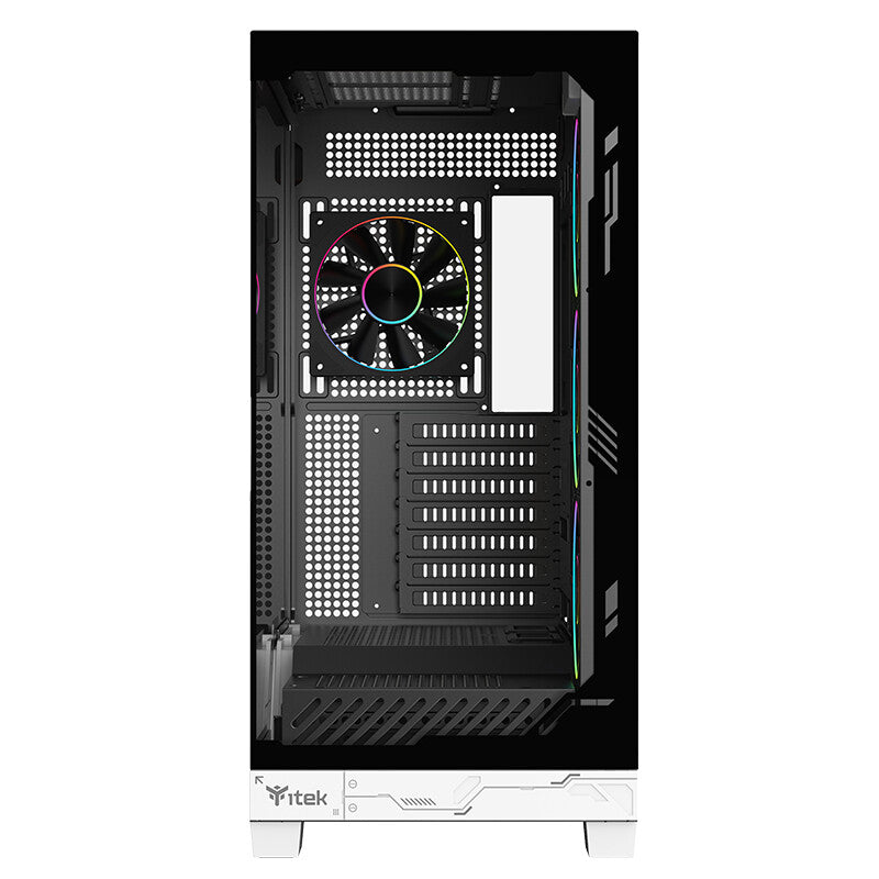 Case NEBRALUX 01 - Gaming Tower- ATX- 4x12cm ARGB fan- 2xUSB3- Type-C- Darker Temp Glass Side & Front Panel