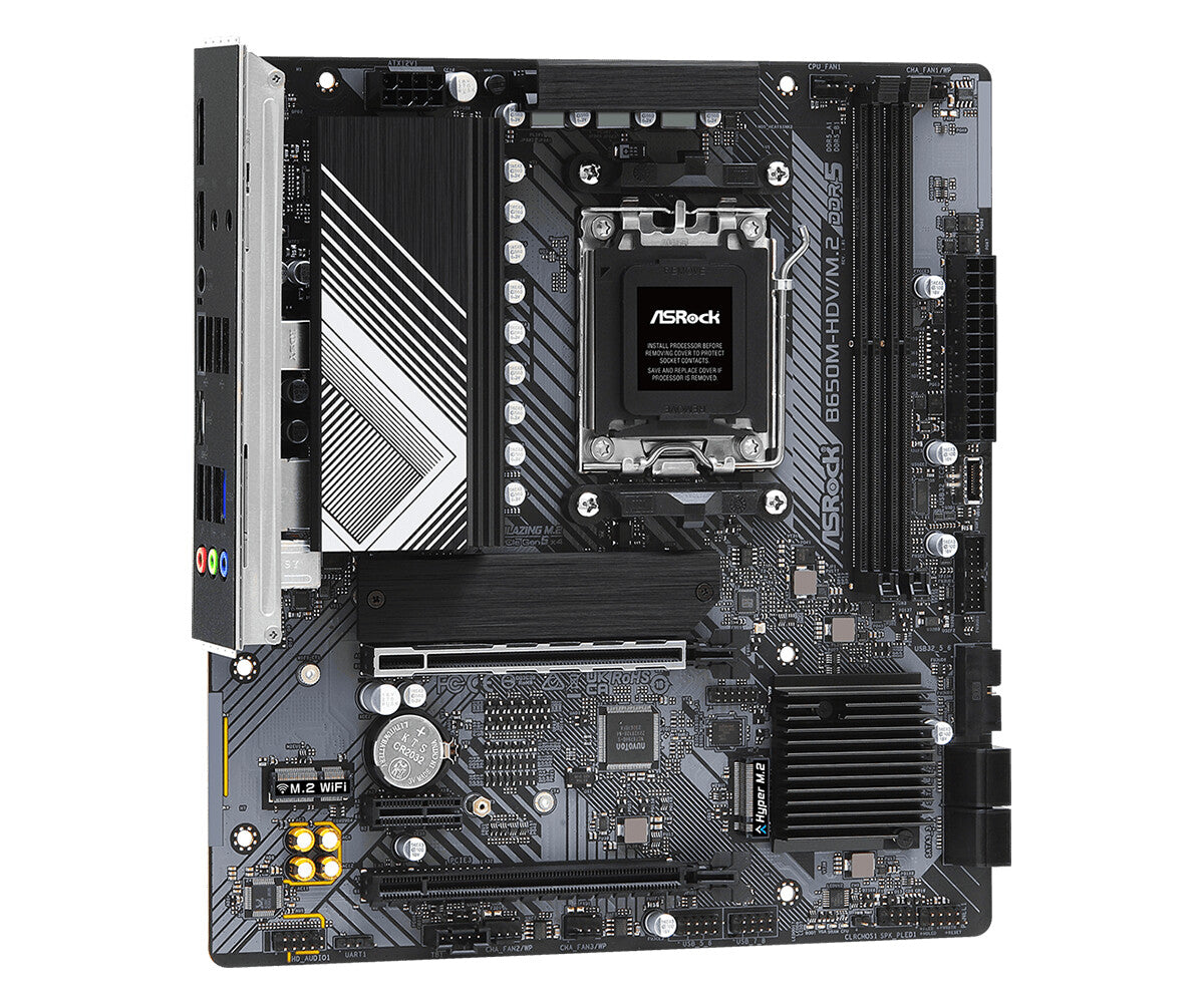 MB Asrock AM5 B650M-HDV/M.2- 2*DDR5 4*SATA3- 2*M.2- HDMI- DP-  mATX