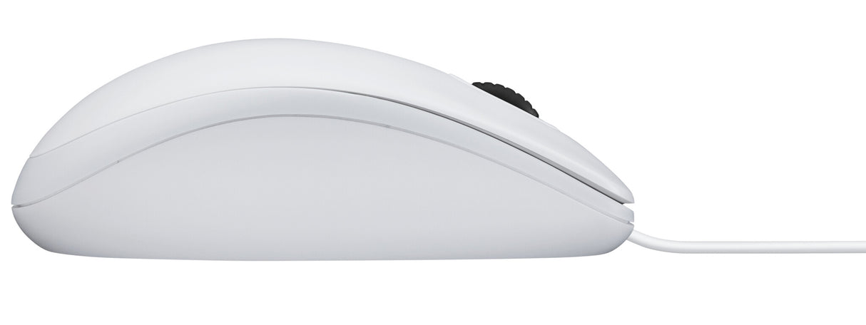 LOGITECH Mouse OEM - B100- USB- Optical- White