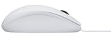 LOGITECH Mouse OEM - B100- USB- Optical- White