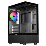 Case SHOWBUI 33B - Gaming Tower ATX- 12cm ARGB fan- USB3- Side & Front Panel Temp Glass