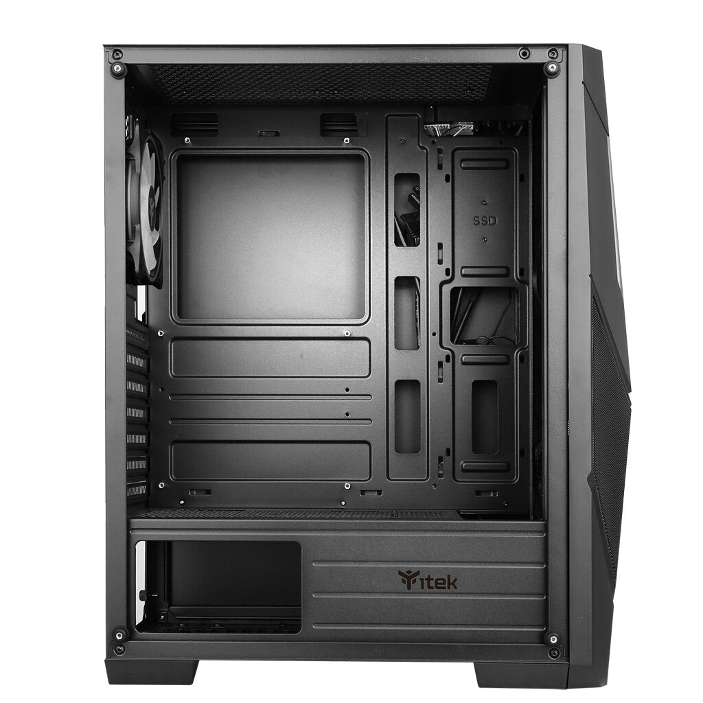 SPACIRC VO case - Gaming Middle Tower - 2x12cm ARGB fan - USB3