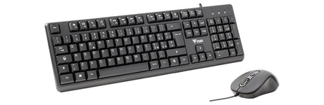 Tastiera + Mouse iTek DEC C01 - USB- Mouse ottico 3600DPI- Tastiera membrana 105 tasti- cavo 1.5m