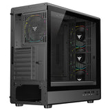 Case MESHCORE 36B - Gaming Tower- ATX- 4x12cm ARGB fan- 2xUSB3- Type-C- Temp Glass Side Panel