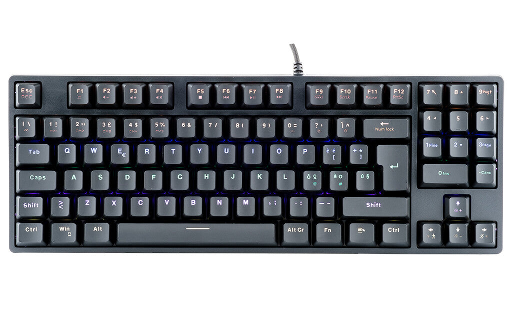 X50 Gaming Keyboard - Mechanical - OUTEMU Blue Switch - RGB - Software - 90 keys - Compact