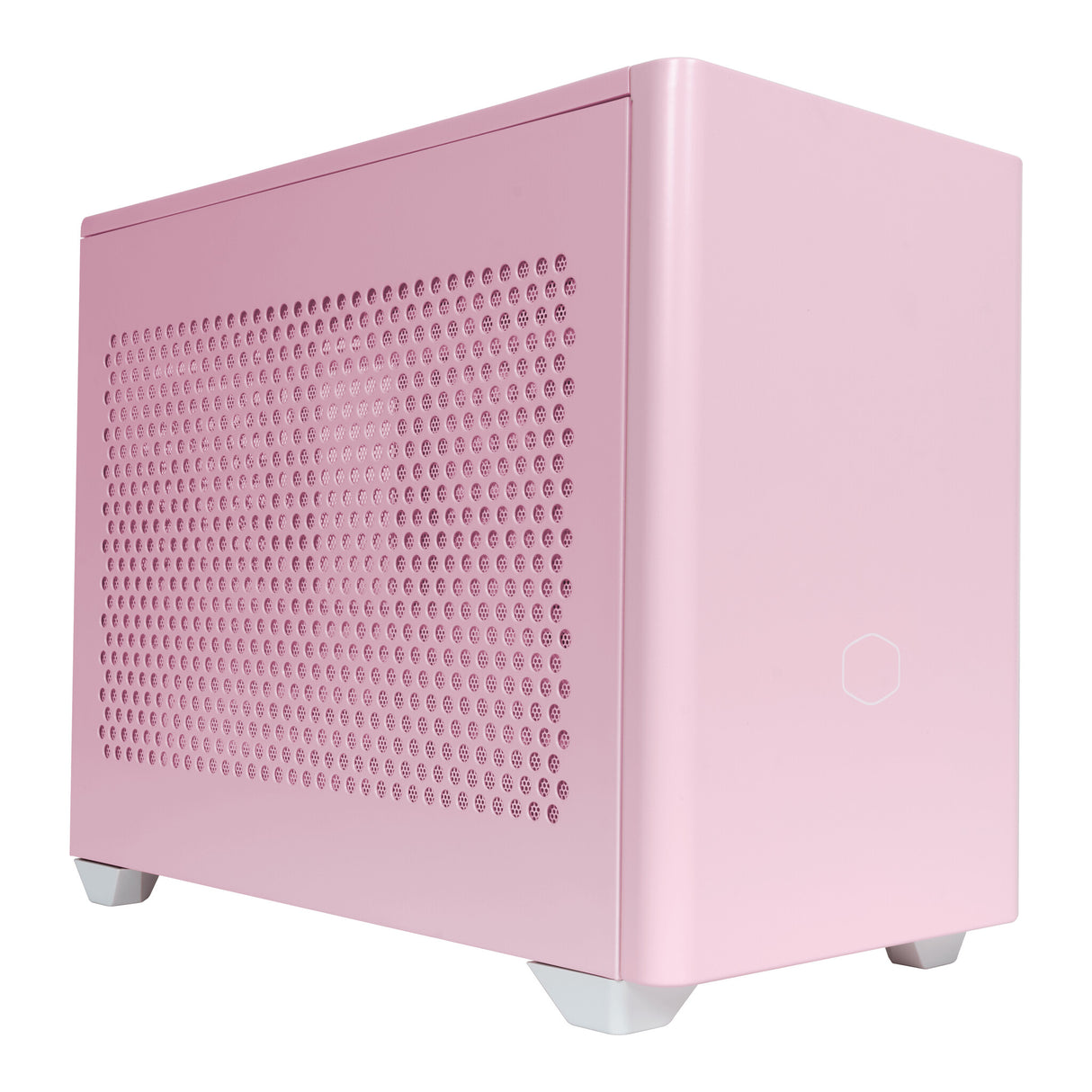 Case MasterBox NR200P- Pink Mini ITX-2xUSB3.2-3.5mm Headset Jack(Audio+Mic)-2x120mm Top Fans-Radiator Support-NO PSU