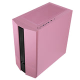 Case LIFLIG P41 - Gaming Mini Tower- mATX- 12cm ARGB fan- 2xUSB3- Side Panel Temp Glass- Pink Edition