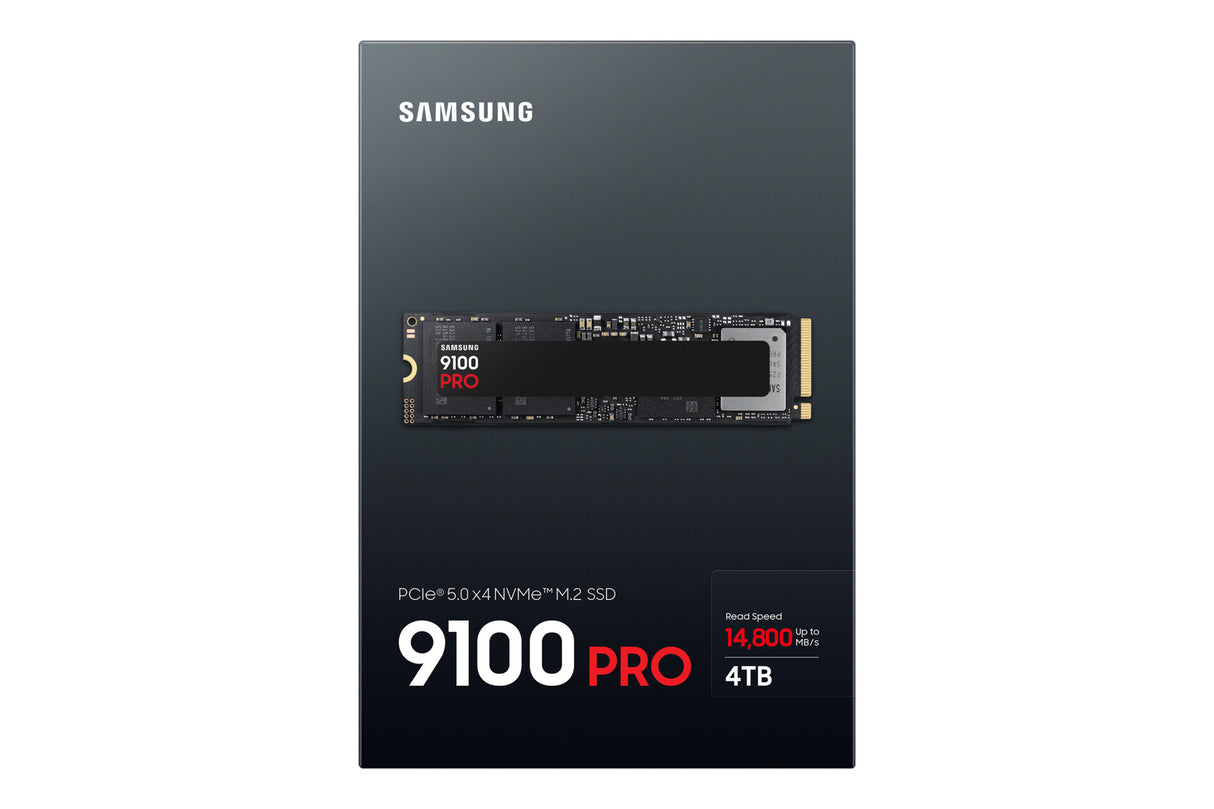 SSD SAMSUNG 9100 PRO 4TB PCIe 5.0 (R14800 - W13400)