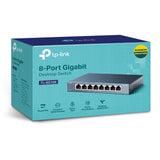 TP-LINK Switch Gigabit- 8-port- 8 10/100/1000M RJ45 ports- desktop steel case