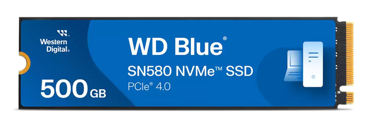 SSD WD BLUE SN580 - 500GB M.2 PCIe Gen4x4 (R4000 - W3600)