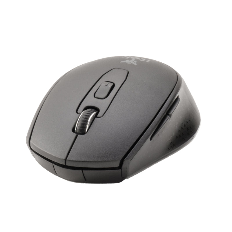Mouse iTek CLK W24B - Wireless 2.4G & Bluetooth- Ottico- 1600 DPI- 6 Tasti Silent Switch- Ergonomico
