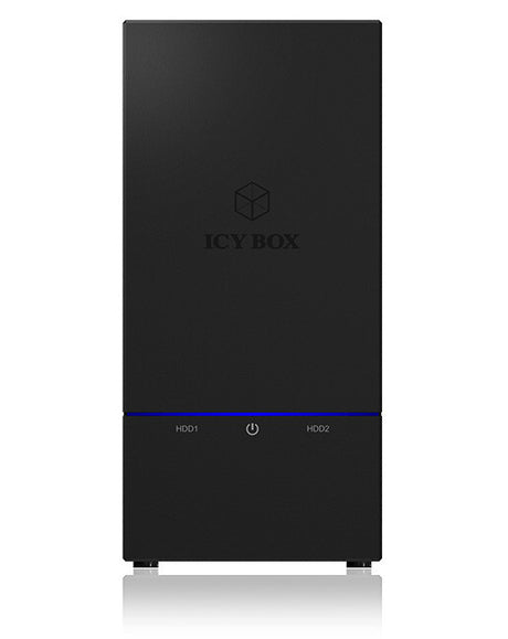 ICY BOX Case Esterno RAID 0/1  Large/Single per 2 HDD3.5"