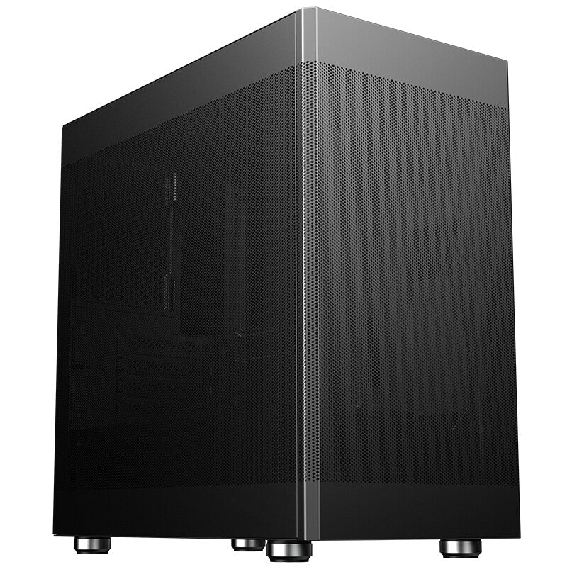 Case PROMESH 35B - Gaming Office Mini Tower mATX- Type-C- 2xUSB3- 3 Lati MESH