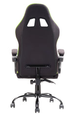 itek Gaming Chair RHOMBUS FF10 - Fabric - Double Cushion - Reclining Backrest - Black Green