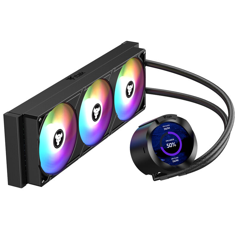 Dissipatore a liquido ARCTIC SPHERE V2 - 360mm- Skt Universale- ARGB PWM fan- LCD 2.8" con software