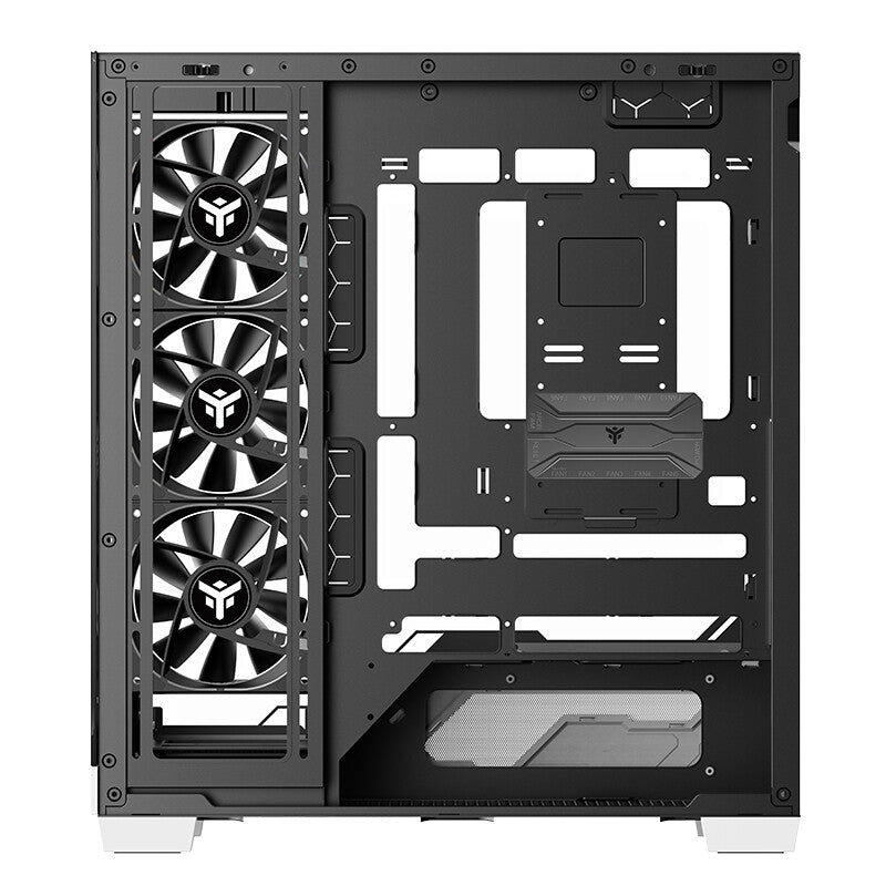 Case NEBRALUX 01 - Gaming Tower- ATX- 4x12cm ARGB fan- 2xUSB3- Type-C- Darker Temp Glass Side & Front Panel