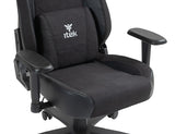 itek Gaming Chair SHUTTLE PM66 - PVC e Tessuto- Braccioli 3D- Nero Nero