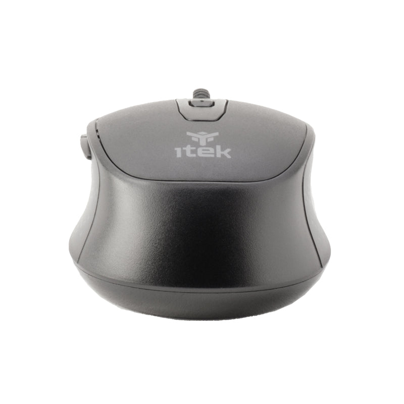 Mouse iTek CLK W24B - Wireless 2.4G & Bluetooth- Ottico- 1600 DPI- 6 Tasti Silent Switch- Ergonomico