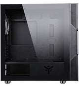 Case VORTEX - Gaming Mini Tower- mATX- 20cm & 12cm ARGB fan- 2xUSB3- Side Panel Temp Glass