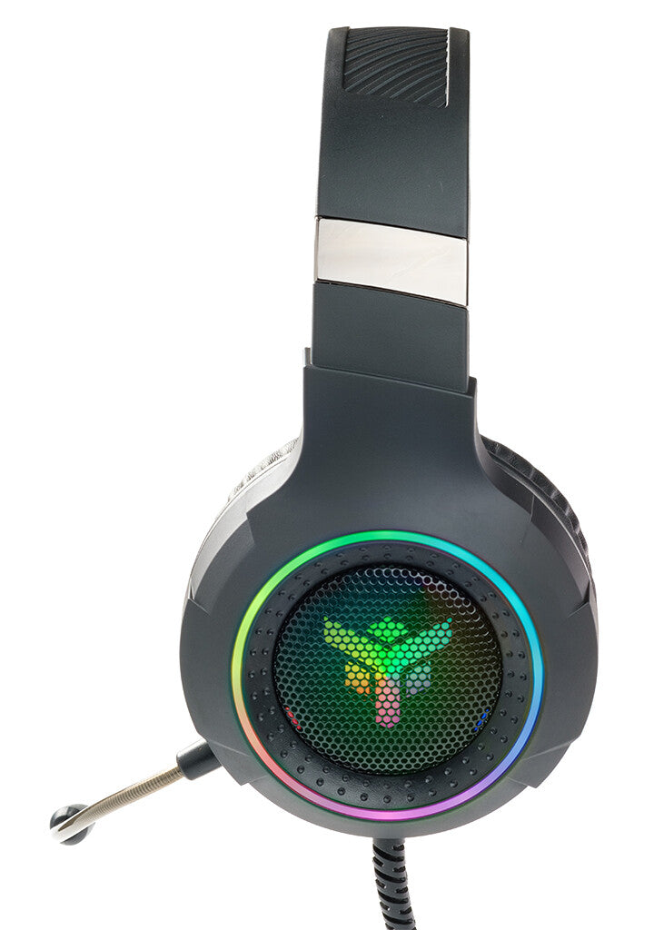 H430 Gaming Headphones - PC and Console - Virtual 7.1 with vibro - Contr. Volume- 7 Color LED + RGB- USB